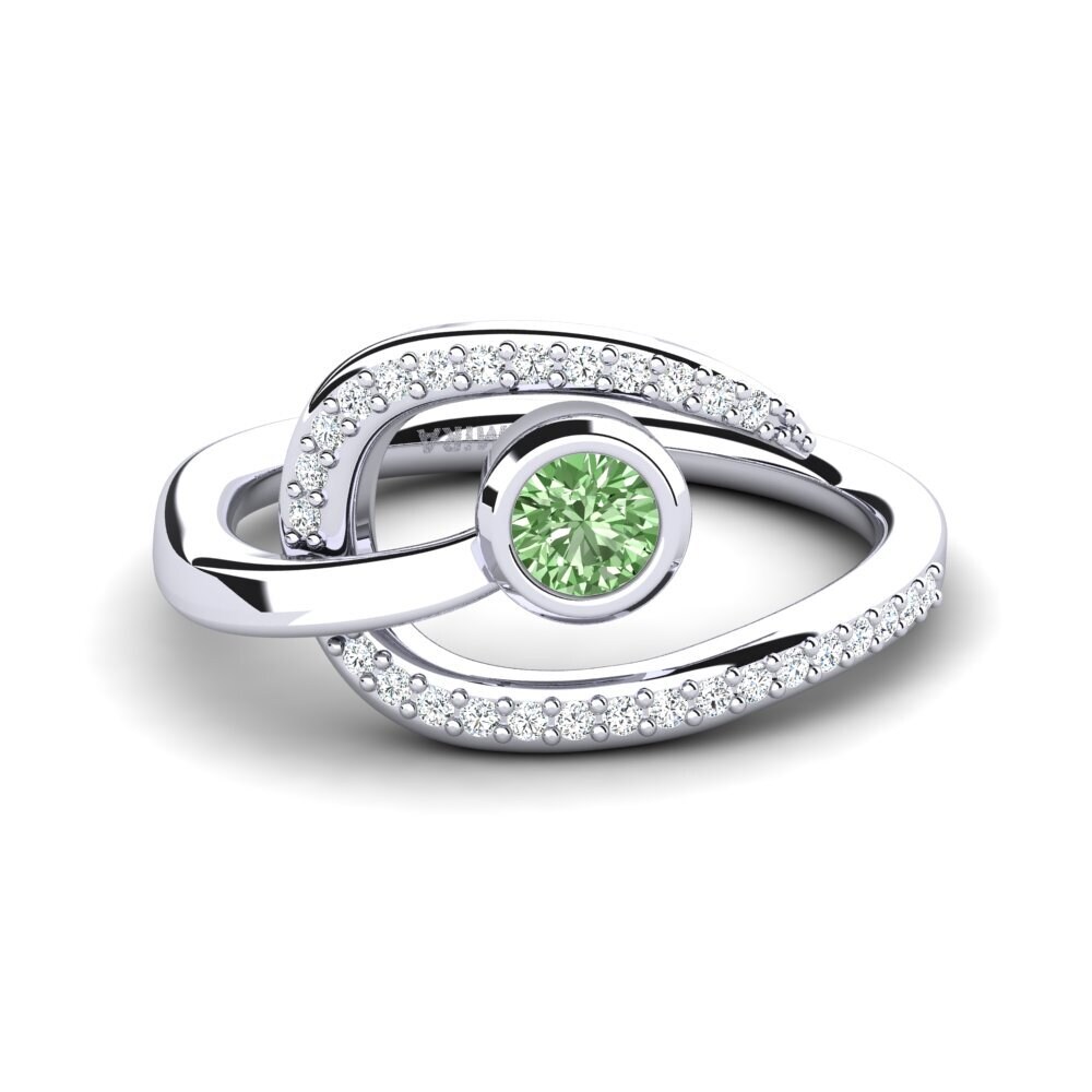 Green Diamond Ring Alandris