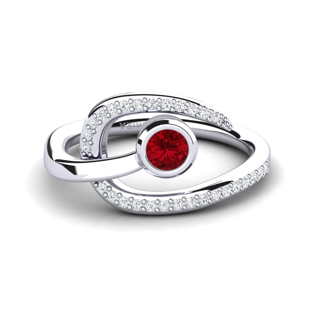 Circonita Roja Anillo Alandris