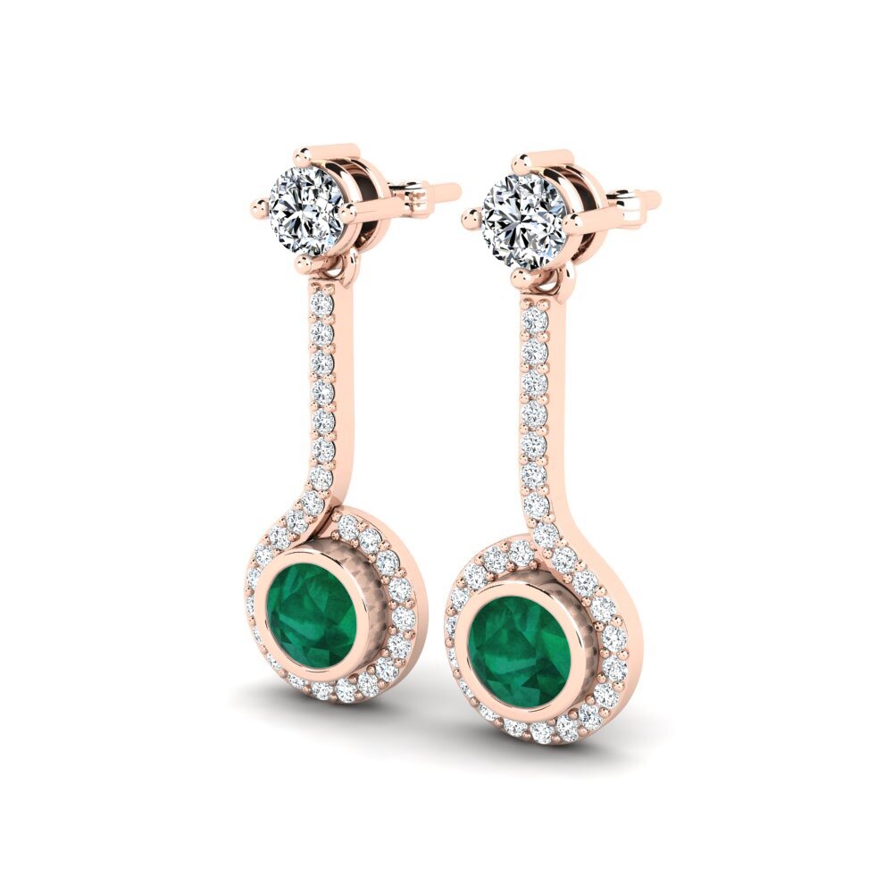 18ct Rose Gold Women's Earring Alannah
