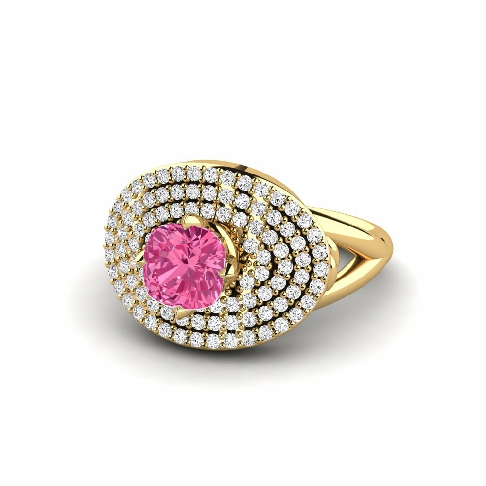Pink Tourmaline Engagement Ring Alard