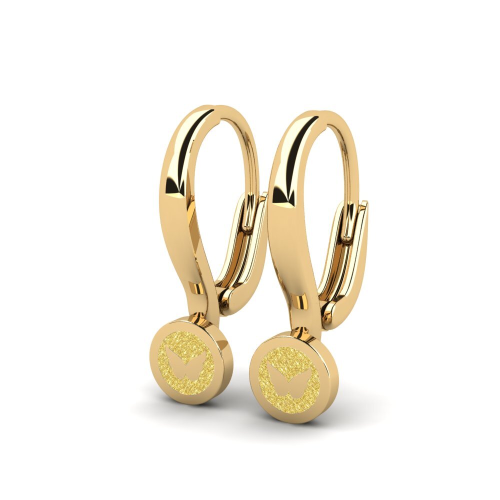 14k Oro Amarillo Pendiente para Niño Albero
