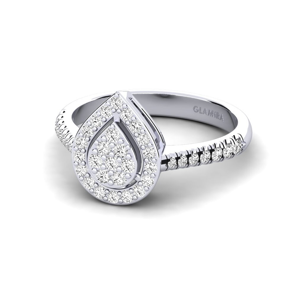Moissanite Anel de Noivado Albias