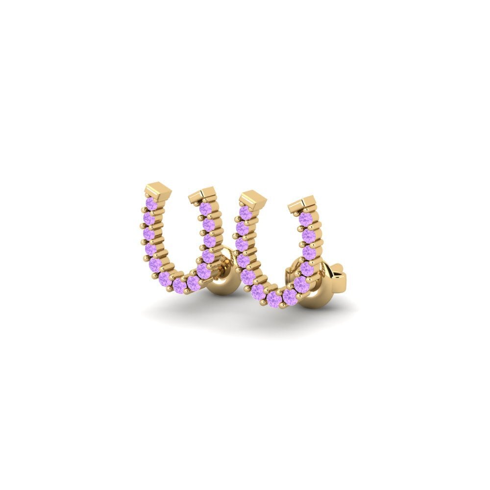 Amethyst Damen ohrring Aldagaia