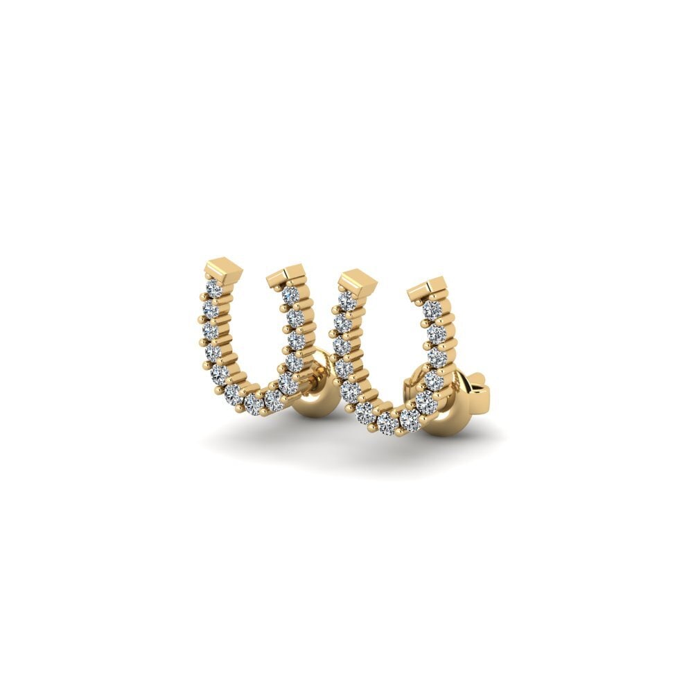 Zircone Boucle d'oreille femme Aldagaia