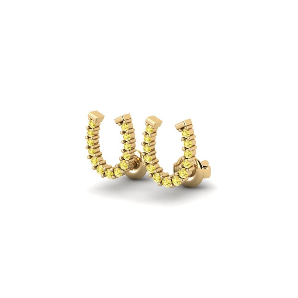Yellow Sapphire Women's Earring Aldagaia
