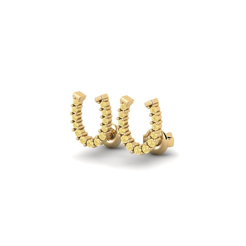 Yellow Diamond Women's Earring Aldagaia