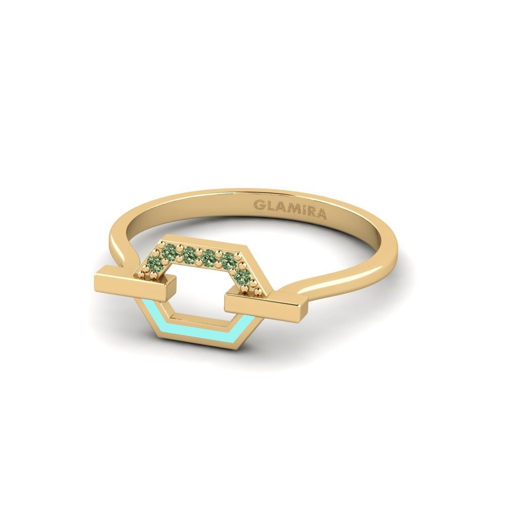 Grüner Diamant Ring Aldertree