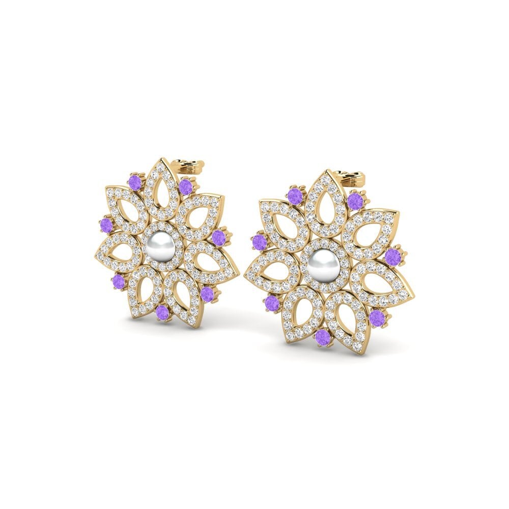 Amethyst Women's Earring Aldes