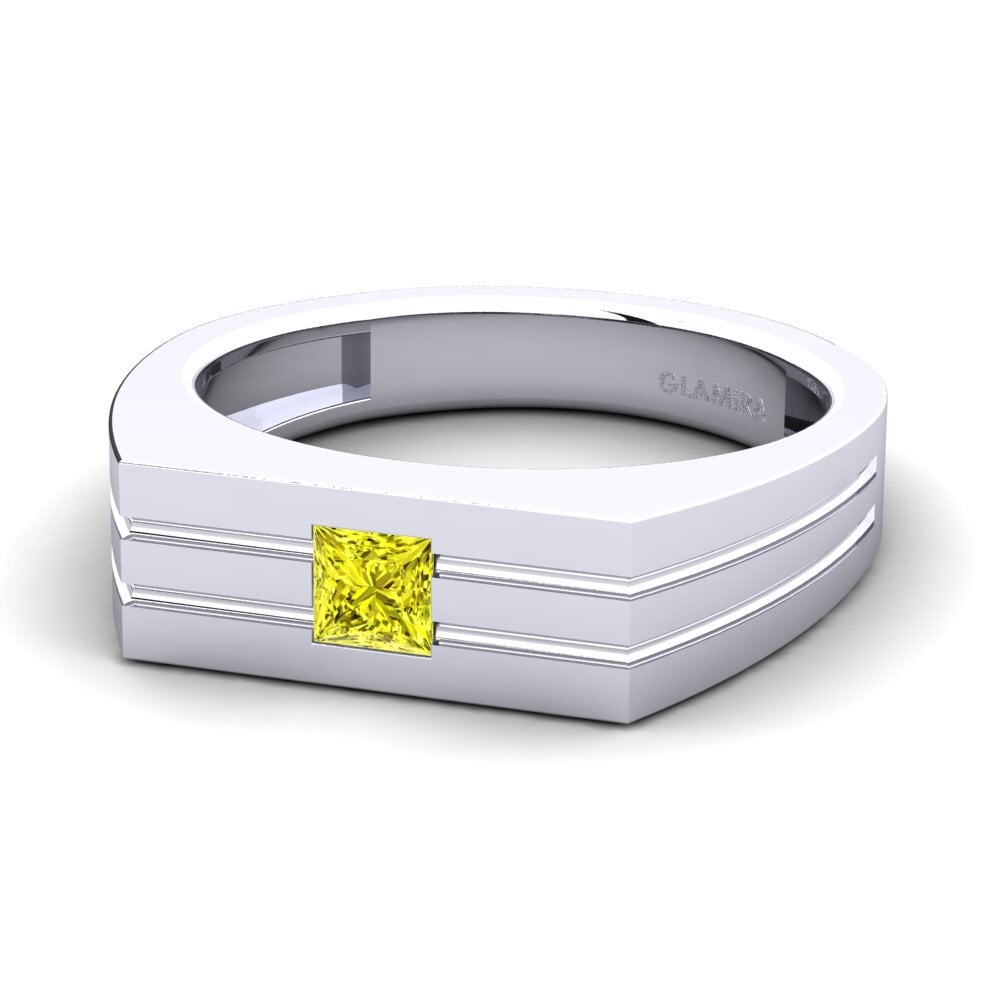 Diamante Giallo Anello da uomo Alecander