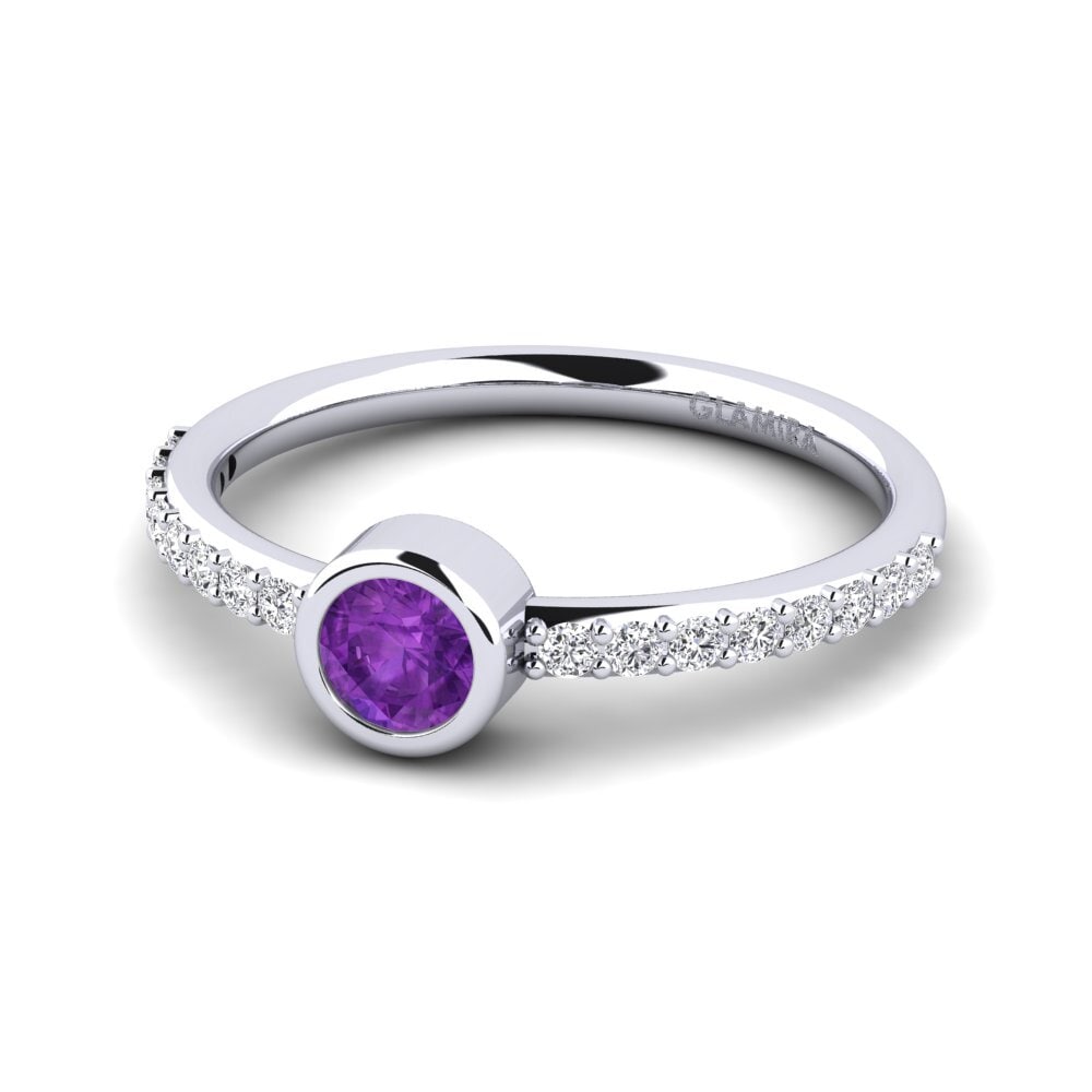 Amethyst Women's Ring Aleckon