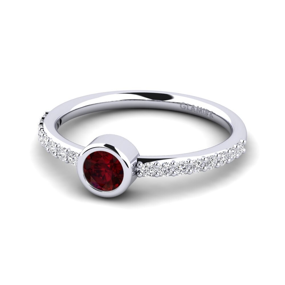 Garnet Women's Ring Aleckon
