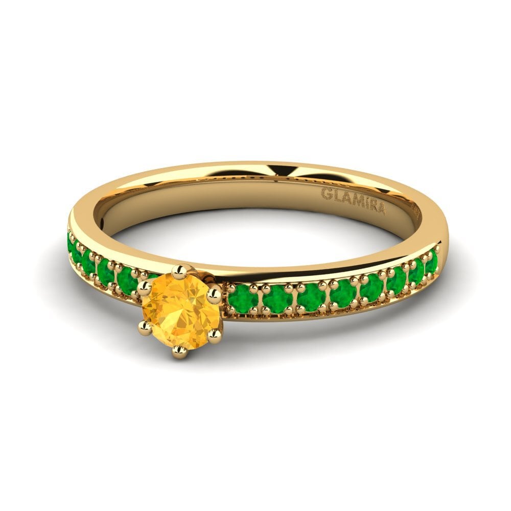 9k Yellow Gold Engagement Ring Ageall