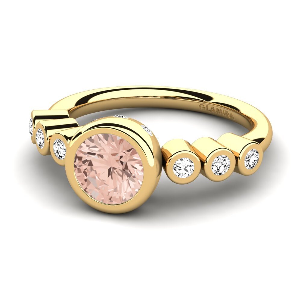 Morganita Anillo de compromiso Aletta