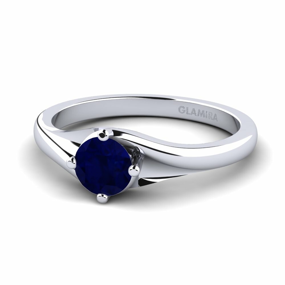 Forlovelsesring Alfrida 0.5 crt Safir