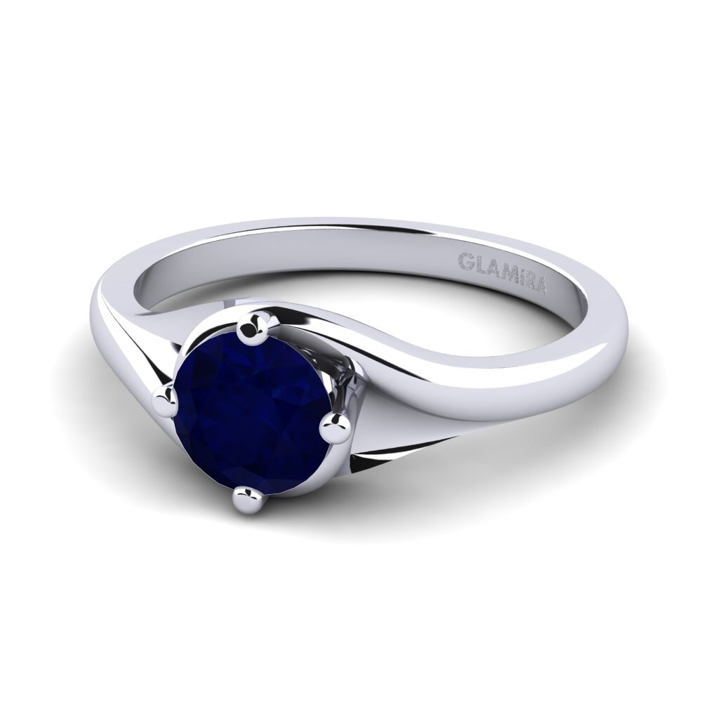 Saphir Verlobungsring Alfrida 0.8 crt