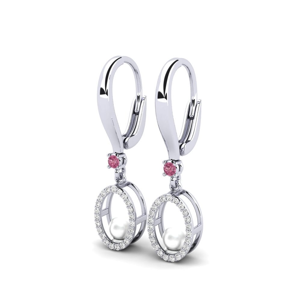 Rhodolite Garnet Women's Earring Alhomijan