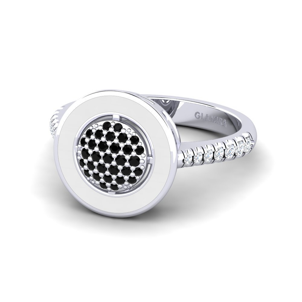 Schwarzer Diamant Ring Alignan