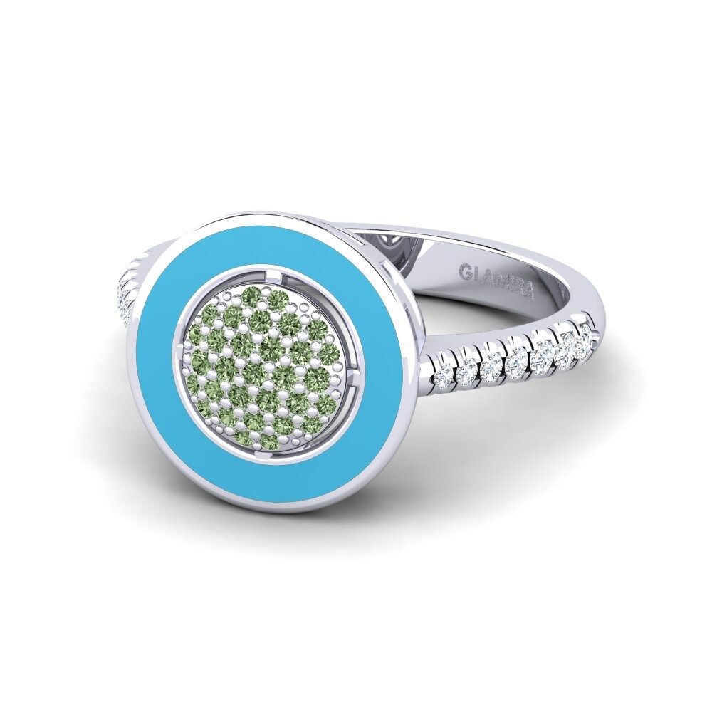 Grüner Diamant Ring Alignan