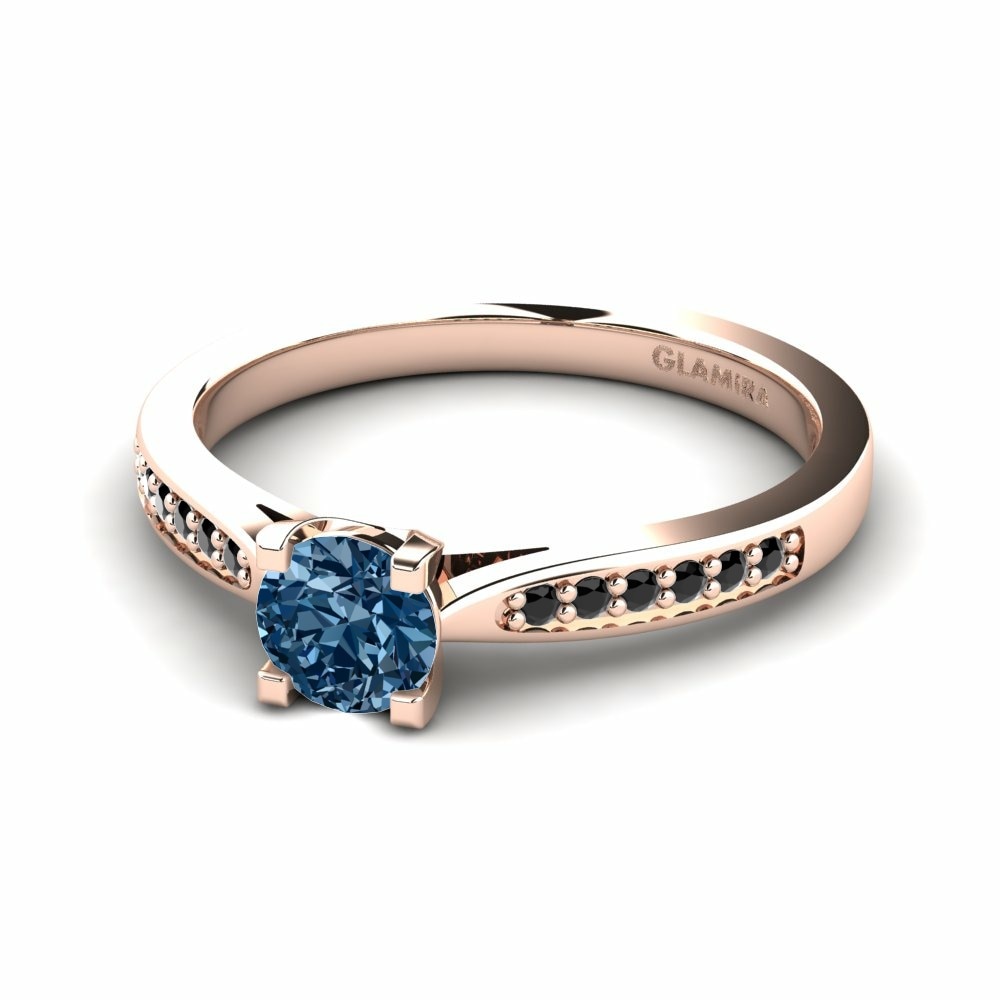 18K Rose Gold Engagement Ring Alina
