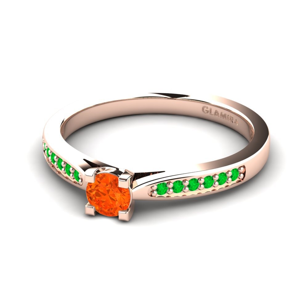14ct Rose Gold Engagement Ring Alina 0.25 crt
