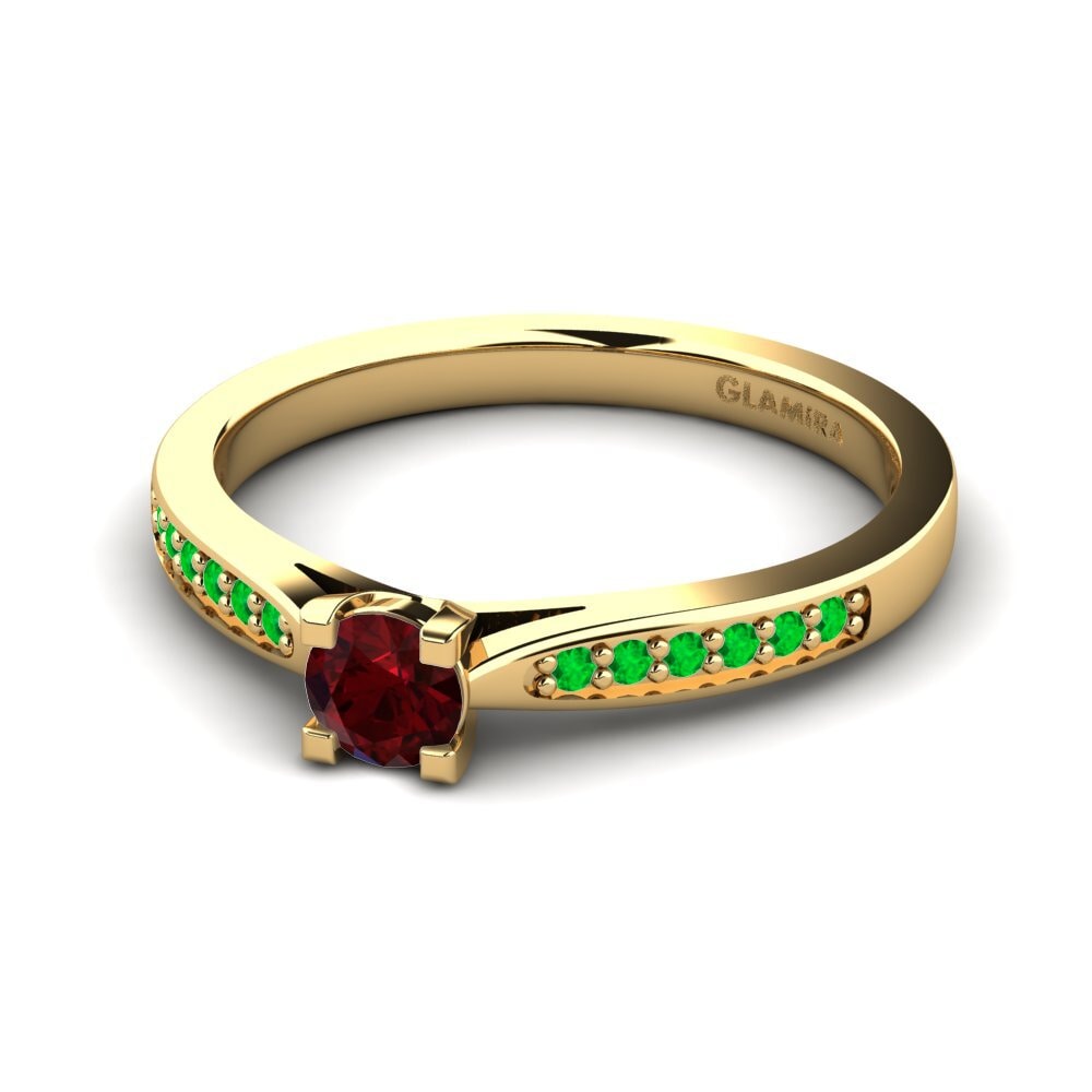 9k Yellow Gold Engagement Ring Alina 0.25 crt