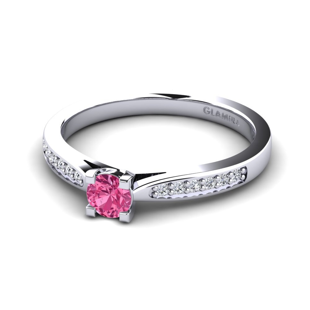 Pink Tourmaline Engagement Ring Alina 0.25 crt