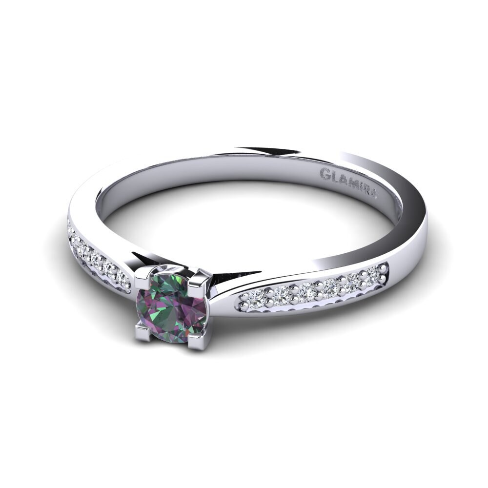 Mystic Topaz Engagement Ring Alina 0.25 crt