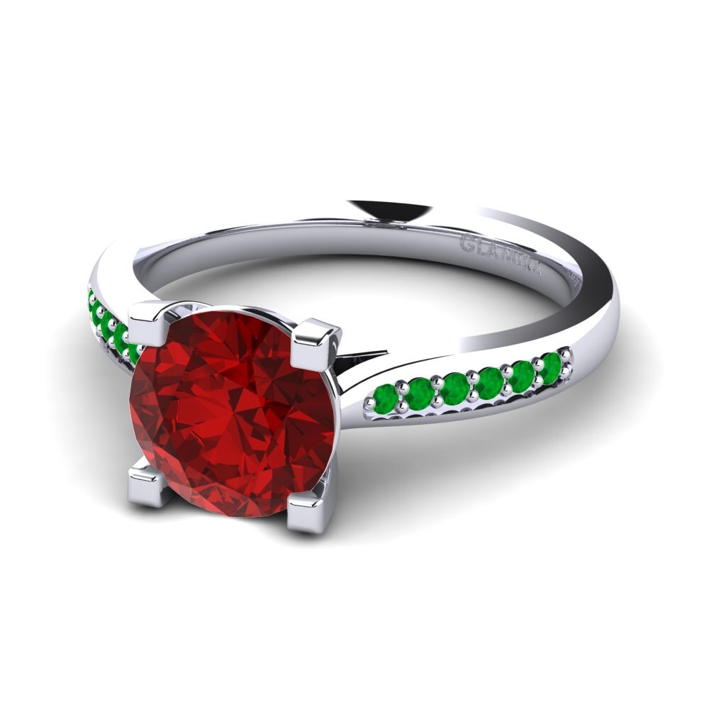 Ruby (Lab Created) Engagement Ring Alina 2.0 crt