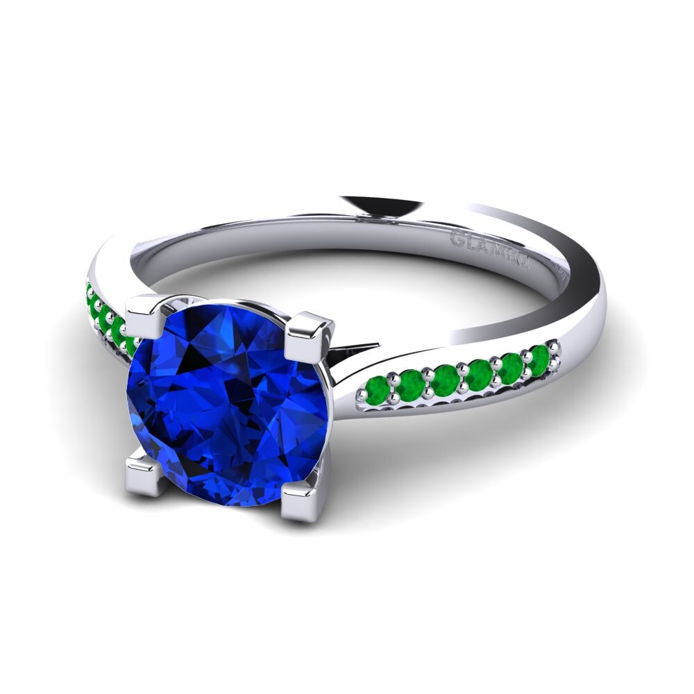 Sapphire (Lab Created) Engagement Ring Alina 2.0 crt