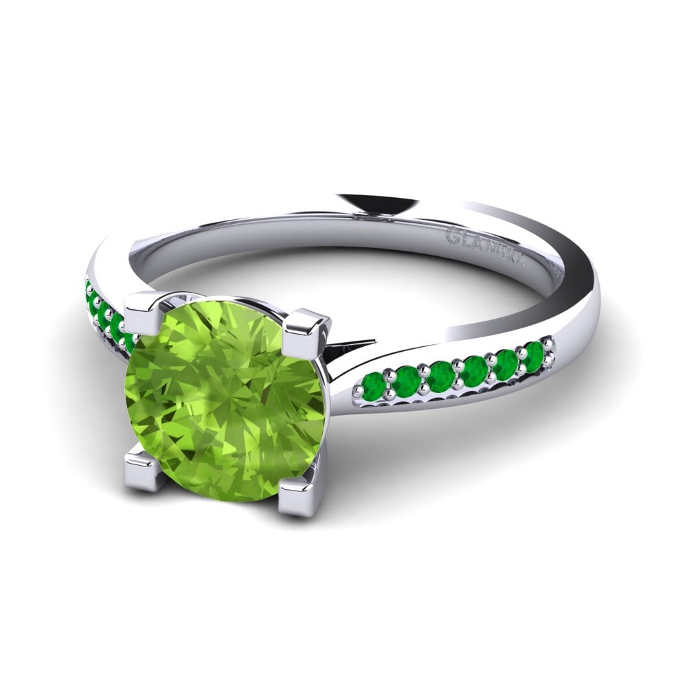 Peridot Engagement Ring Alina 2.0 crt