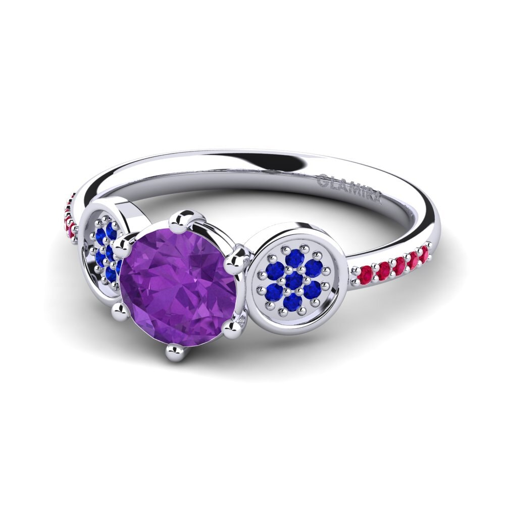 Amethyst Engagement Ring Alinga