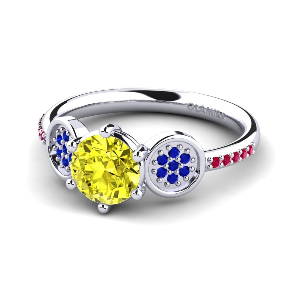 Yellow Diamond Engagement Ring Alinga