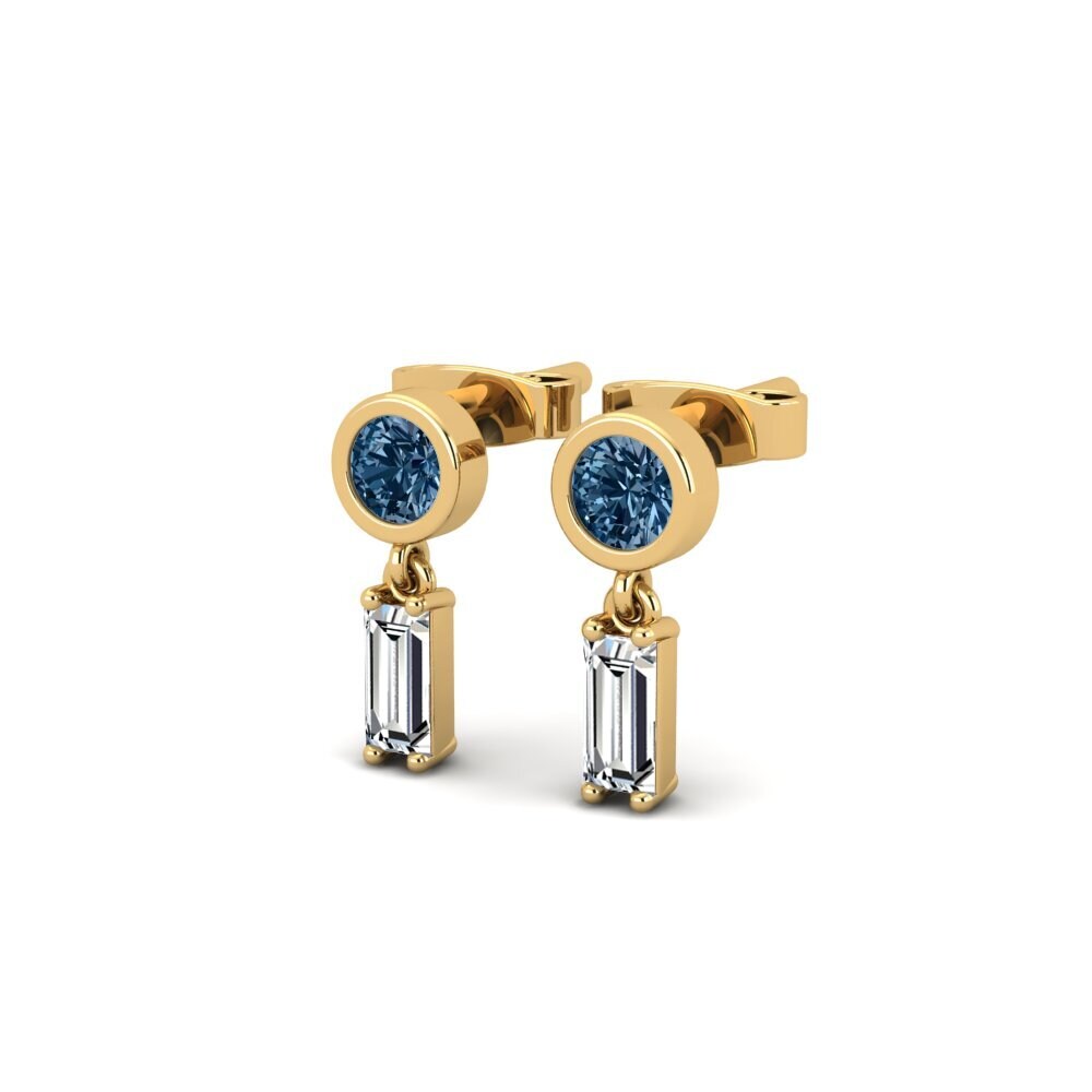 Blue Diamond Women's Earring Aliste