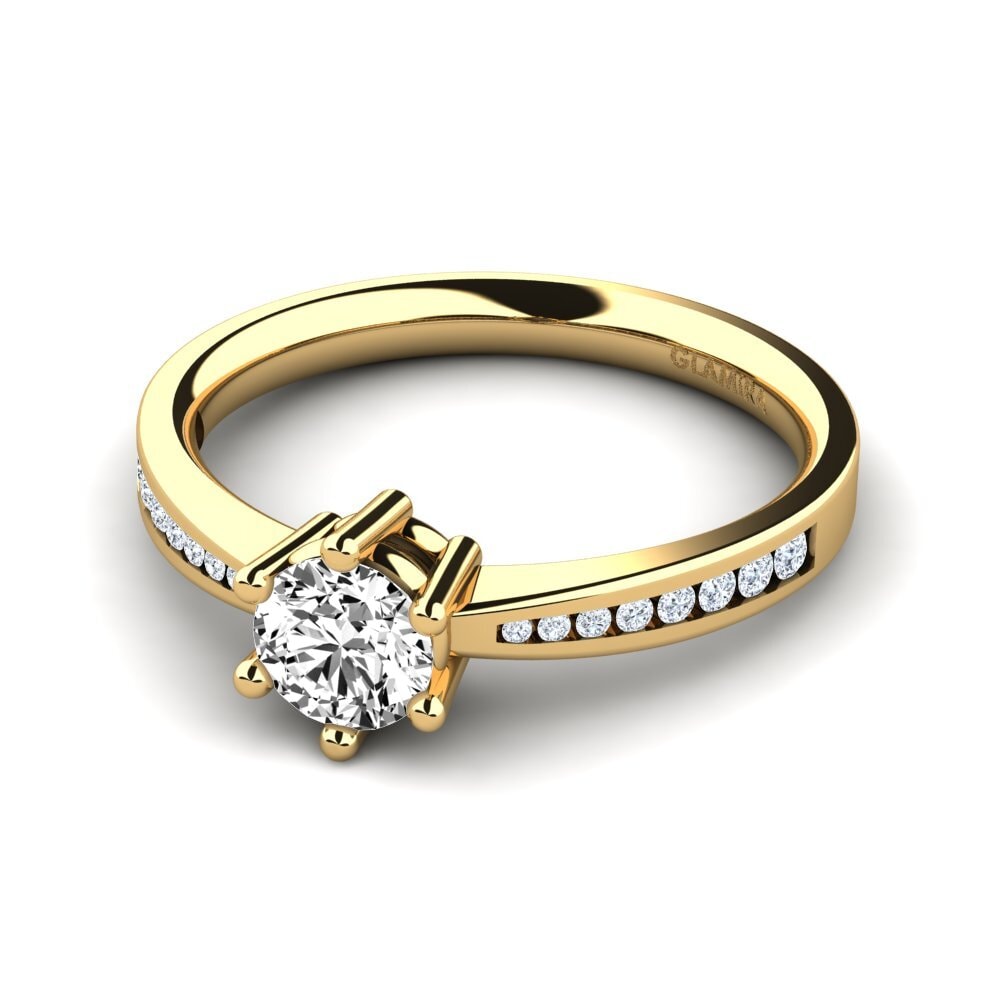 Moissanite Engagement Ring Alita