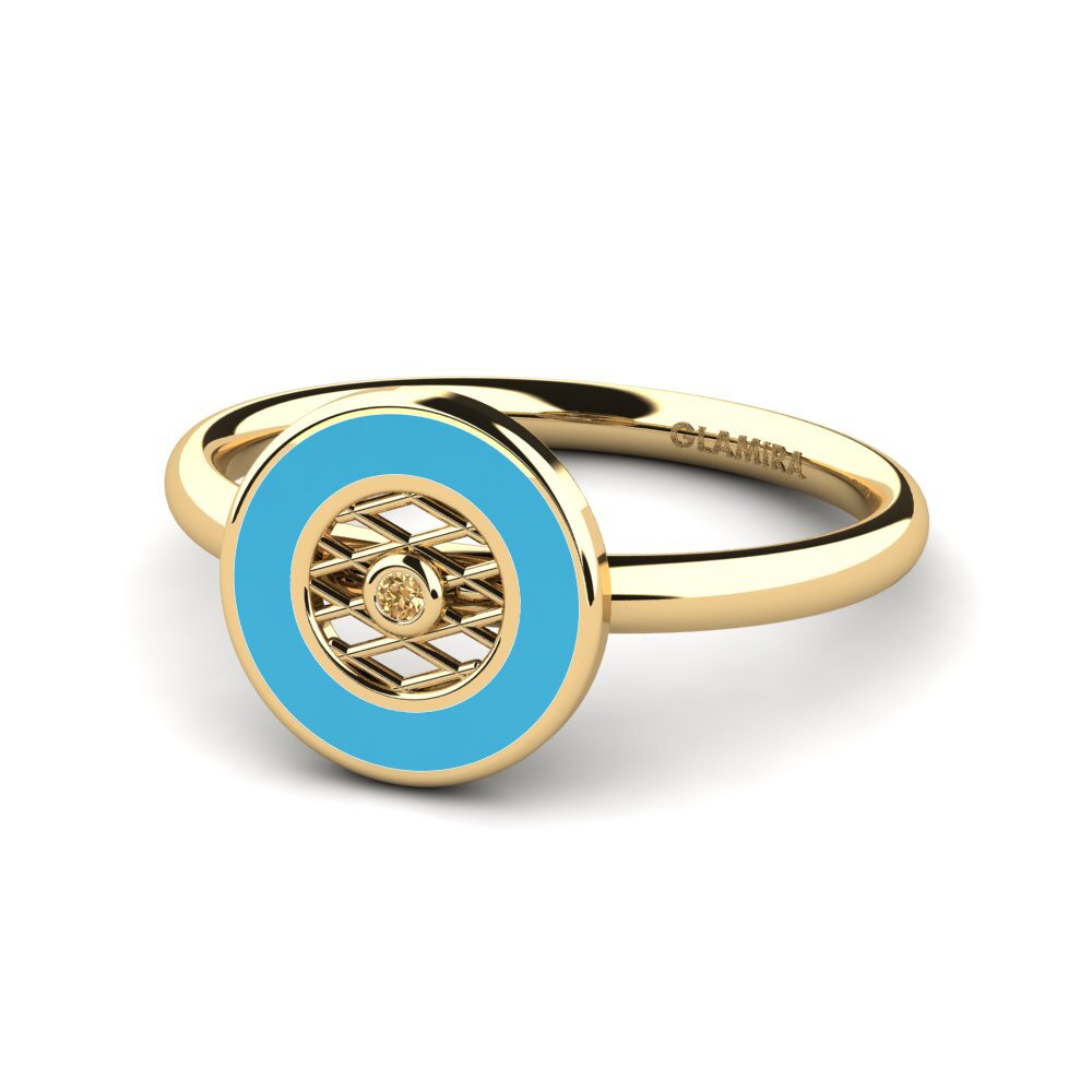Brauner Diamant Ring Alizedi