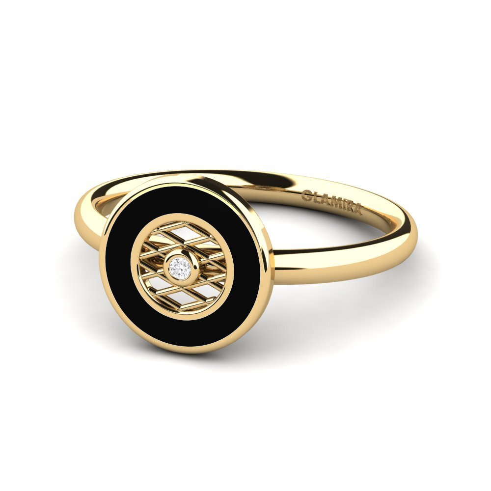 Zafiro blanco Anillo Alizedi