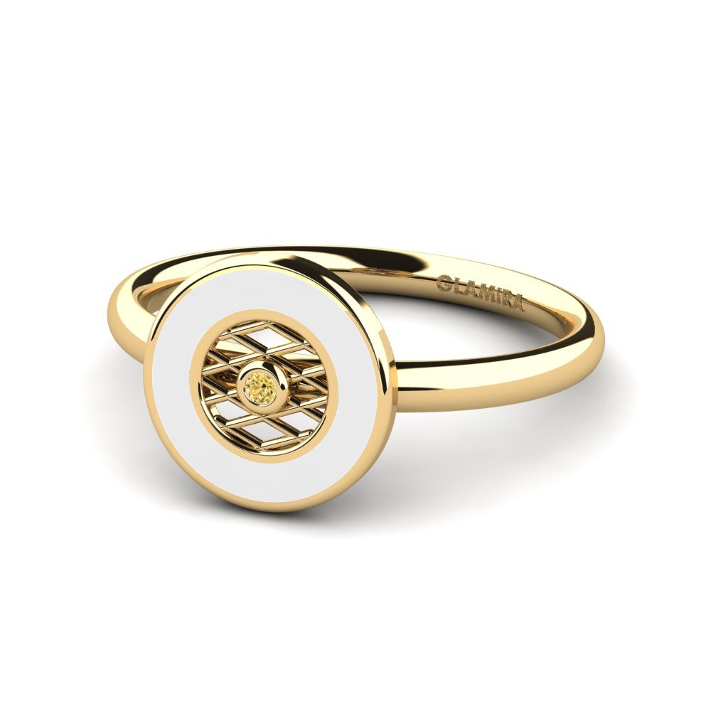 Gelber Diamant Ring Alizedi