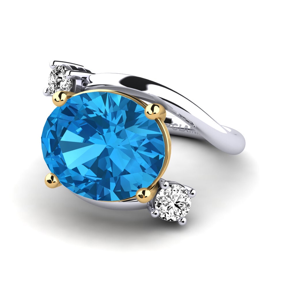 Blue Topaz Ring Alkida