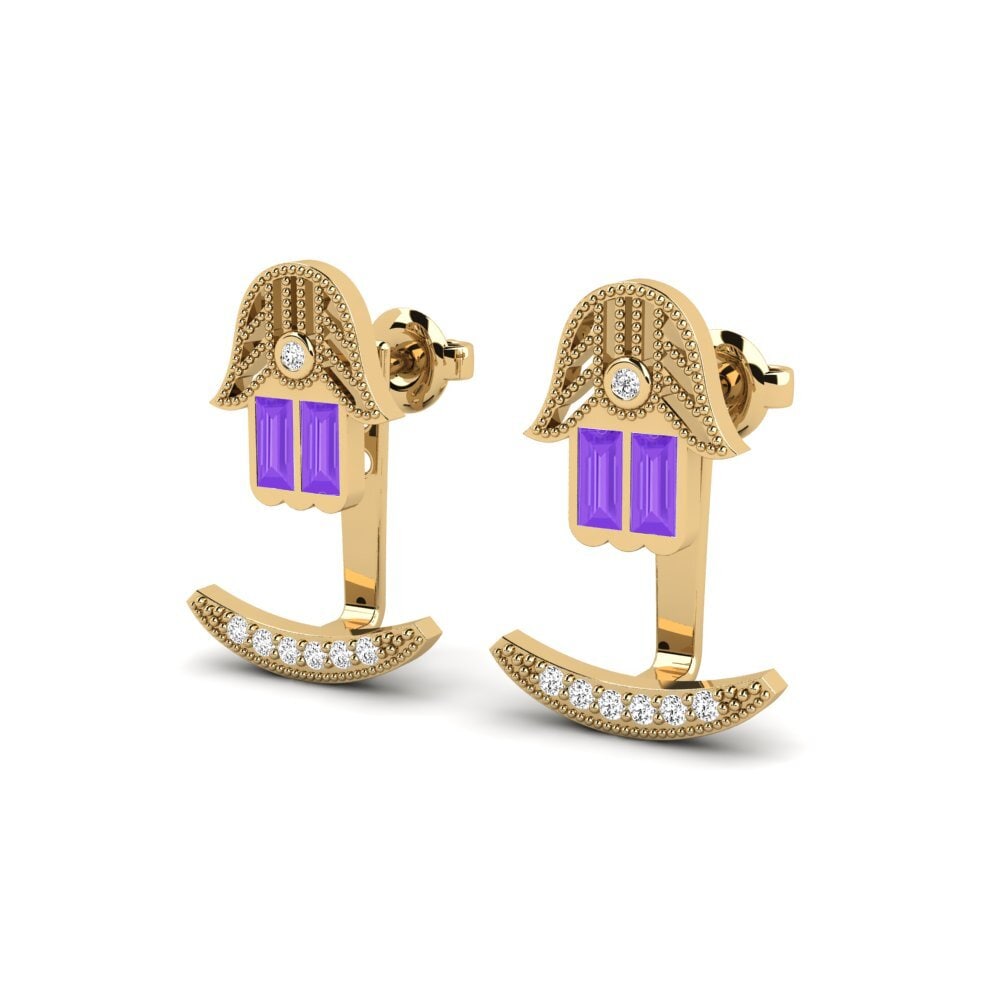 Amethyst Women's Earring Alkmene