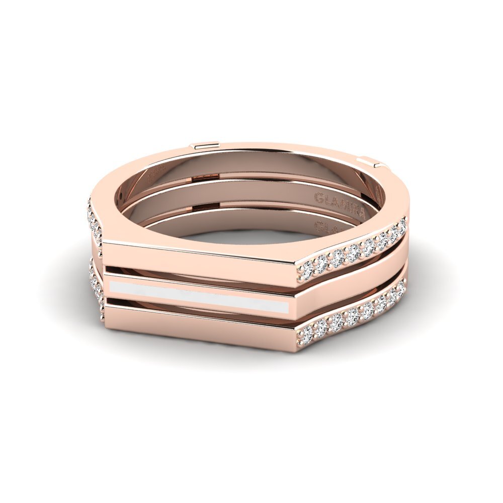 Moissanit Ring Allapste SET
