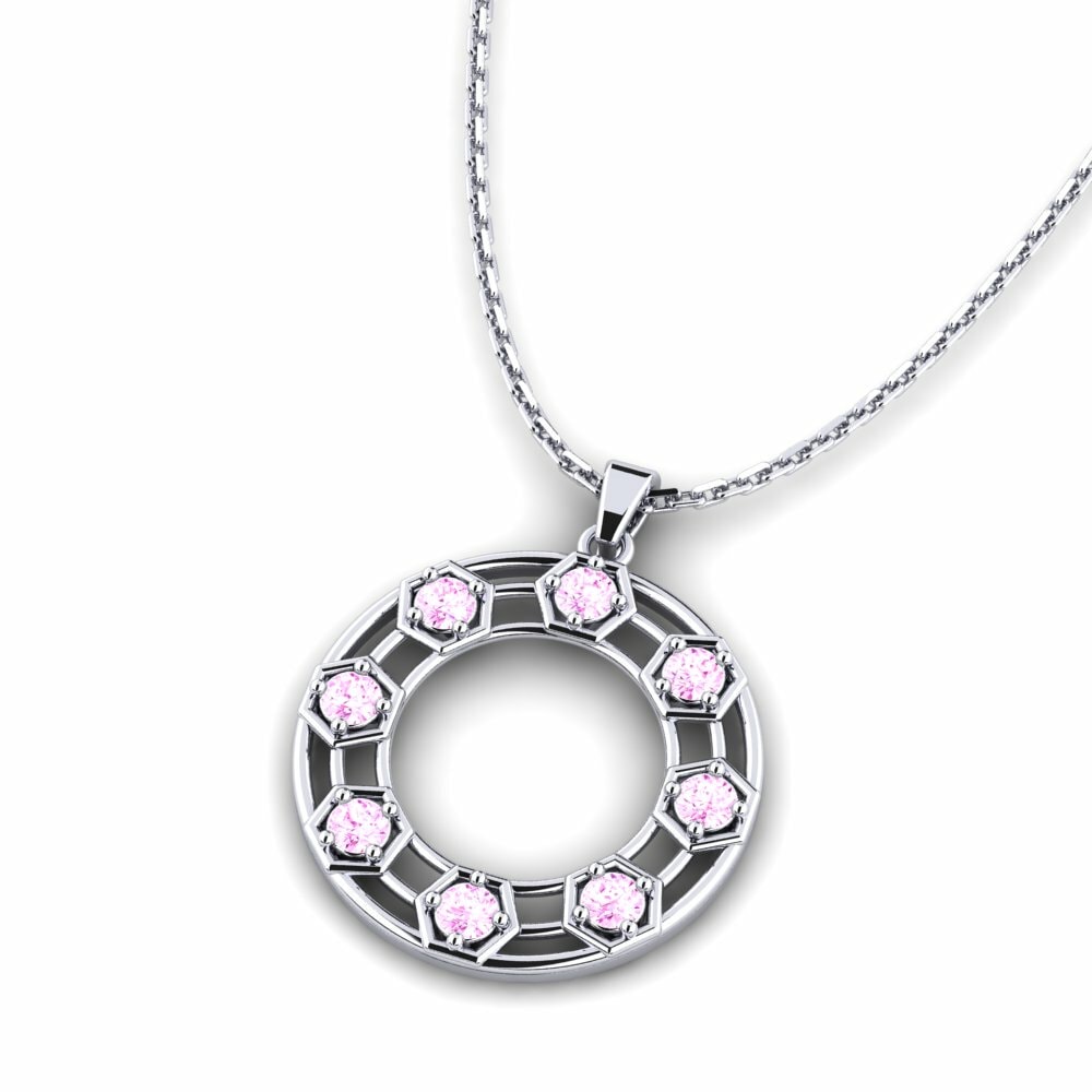 Pink Sapphire Women's Pendant Allein