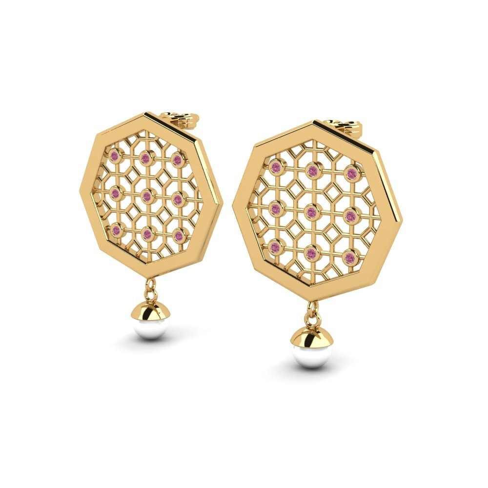 Rhodolite Garnet Women's Earring Allen