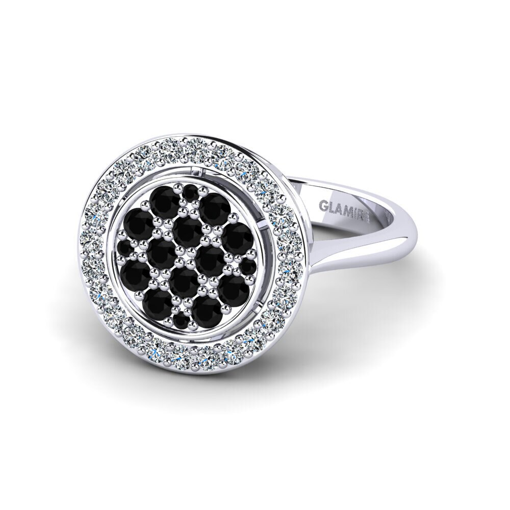 Black Diamond Engagement Ring Alleuze