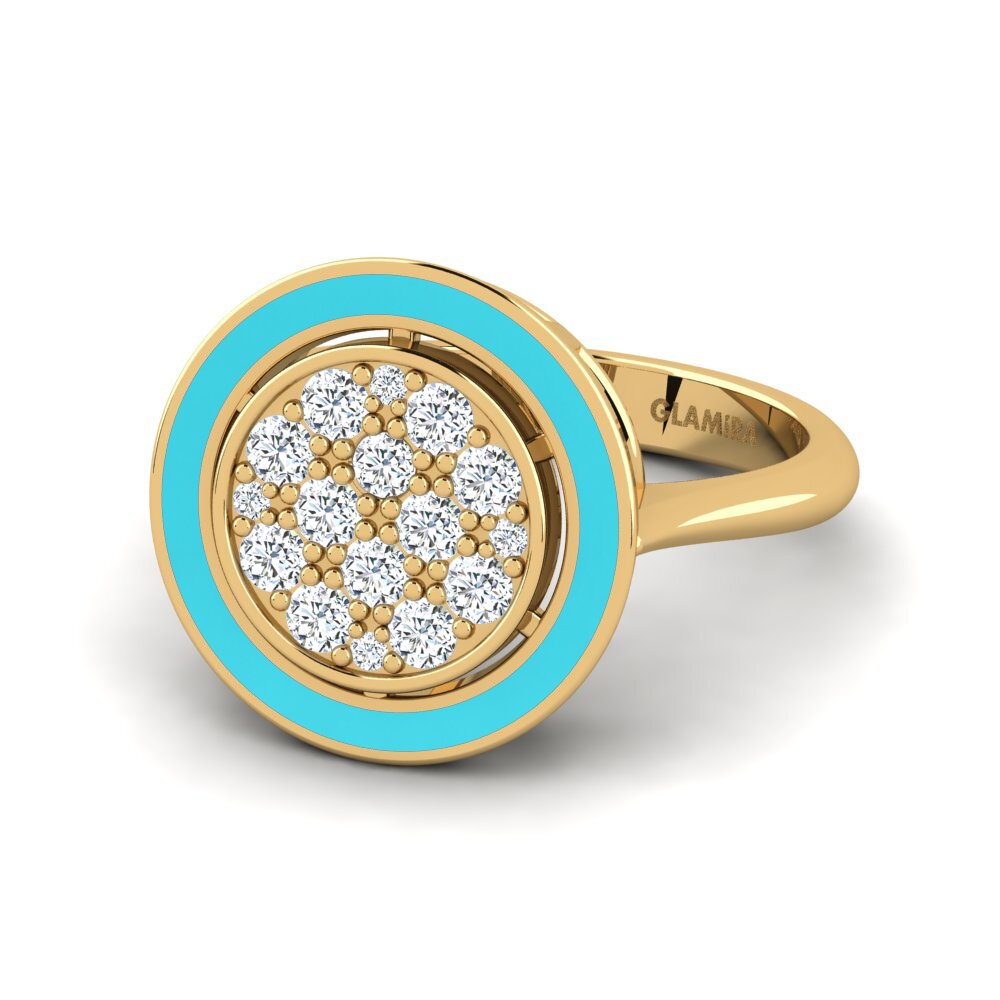 Gelbgold 750 Ring Alleyras