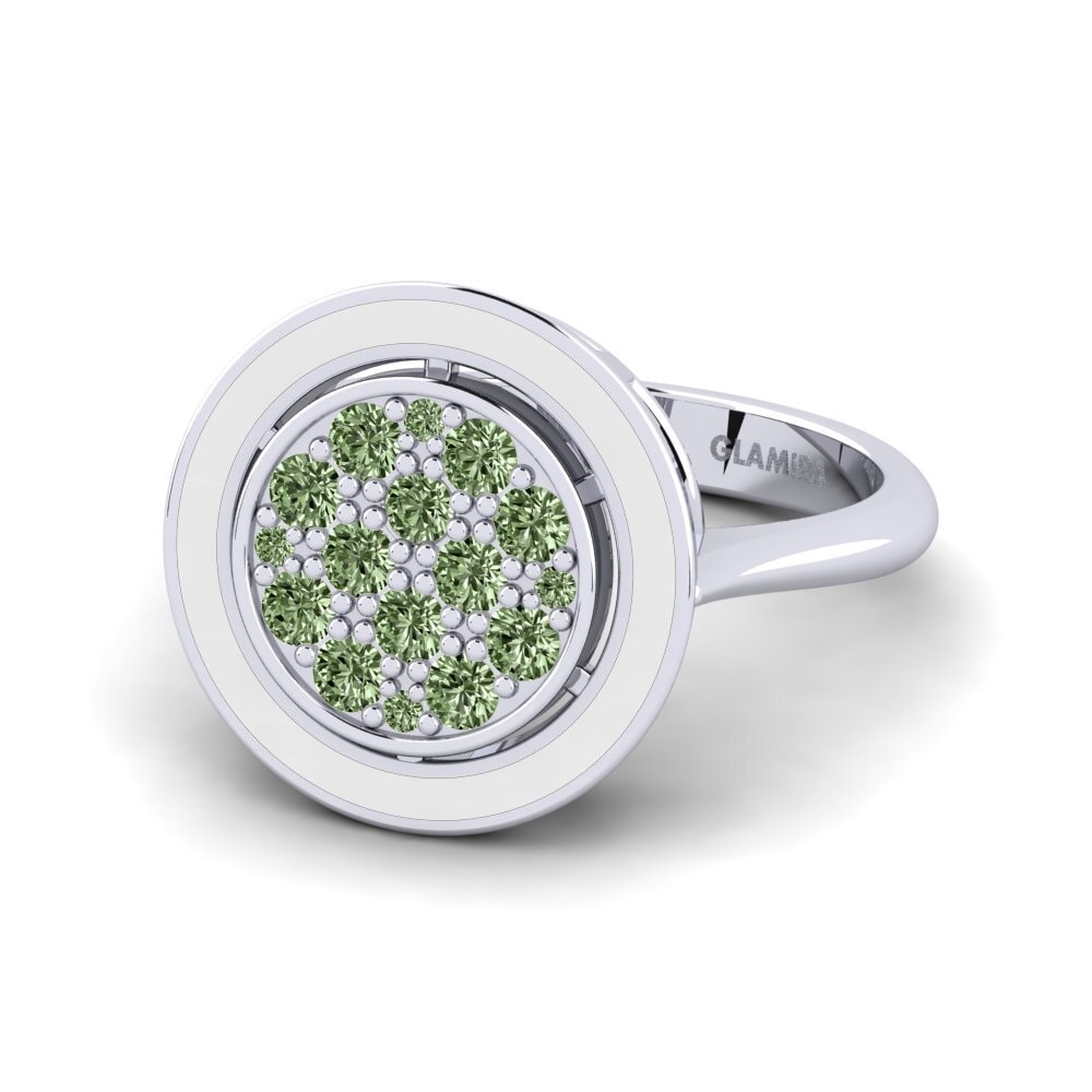 Grüner Diamant Ring Alleyras