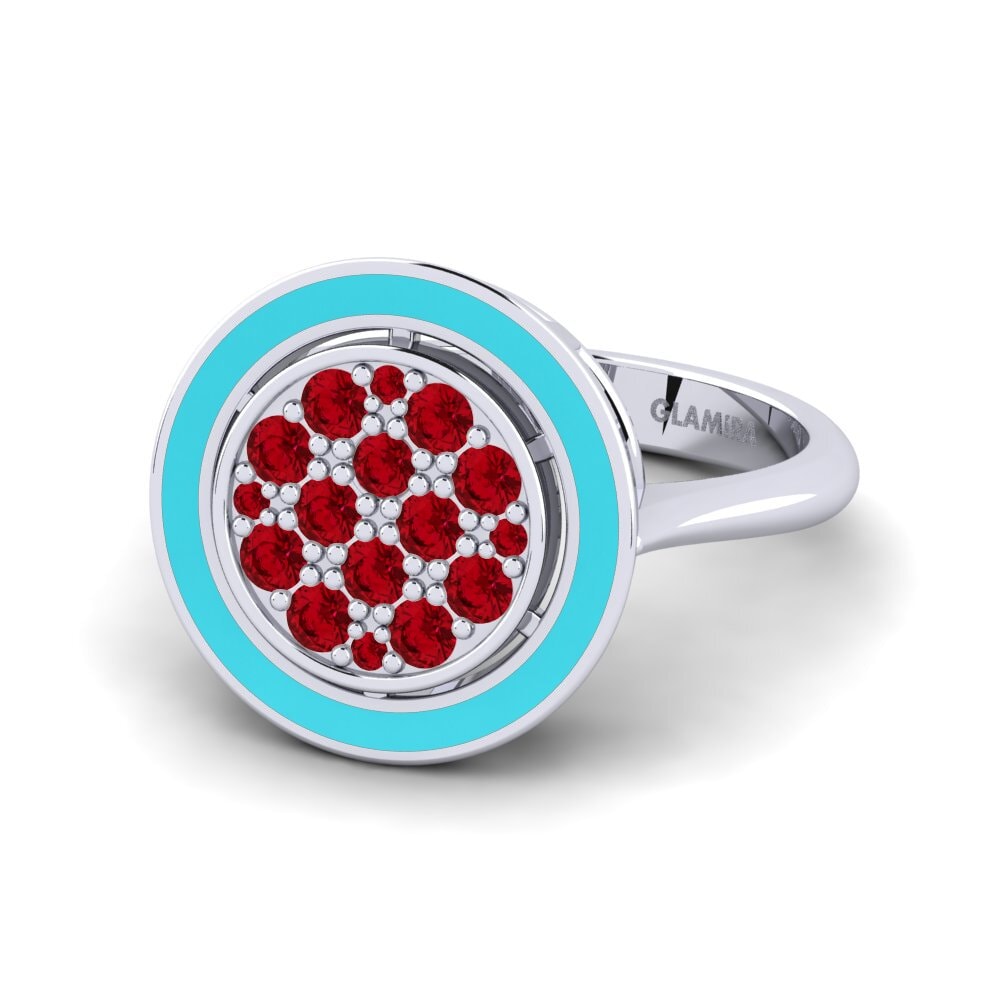 Red Zirconia Ring Alleyras
