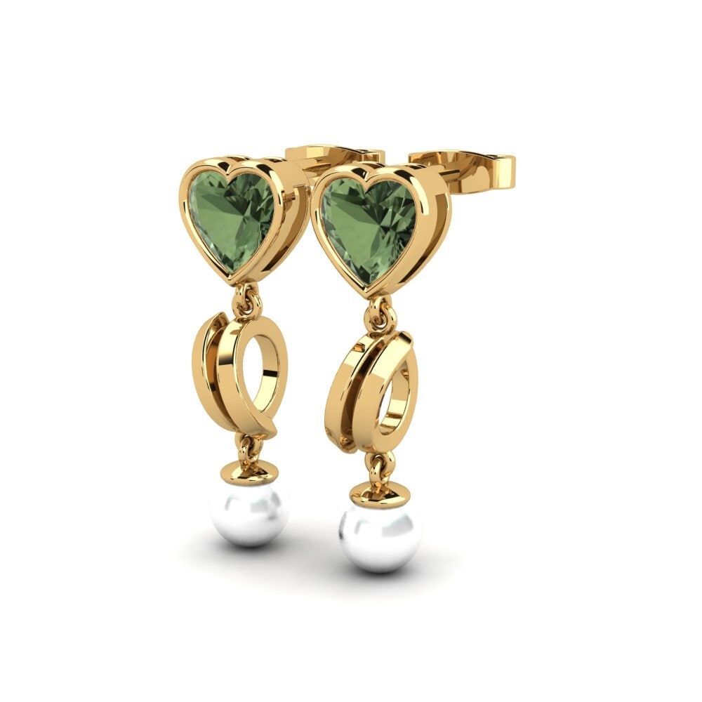 Green Sapphire Women's Earring Allibis
