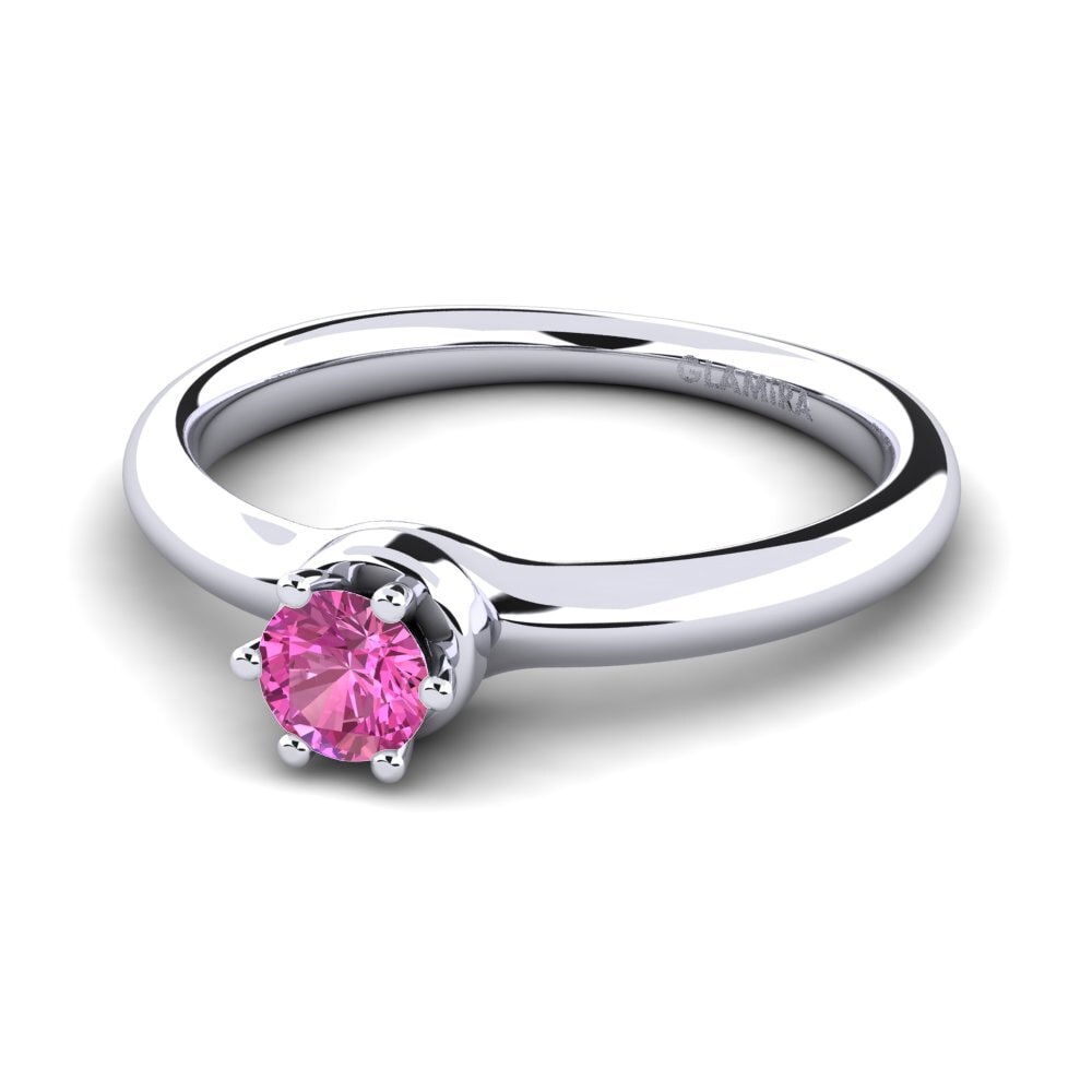 Topacio Rosa Anillo de compromiso Almira