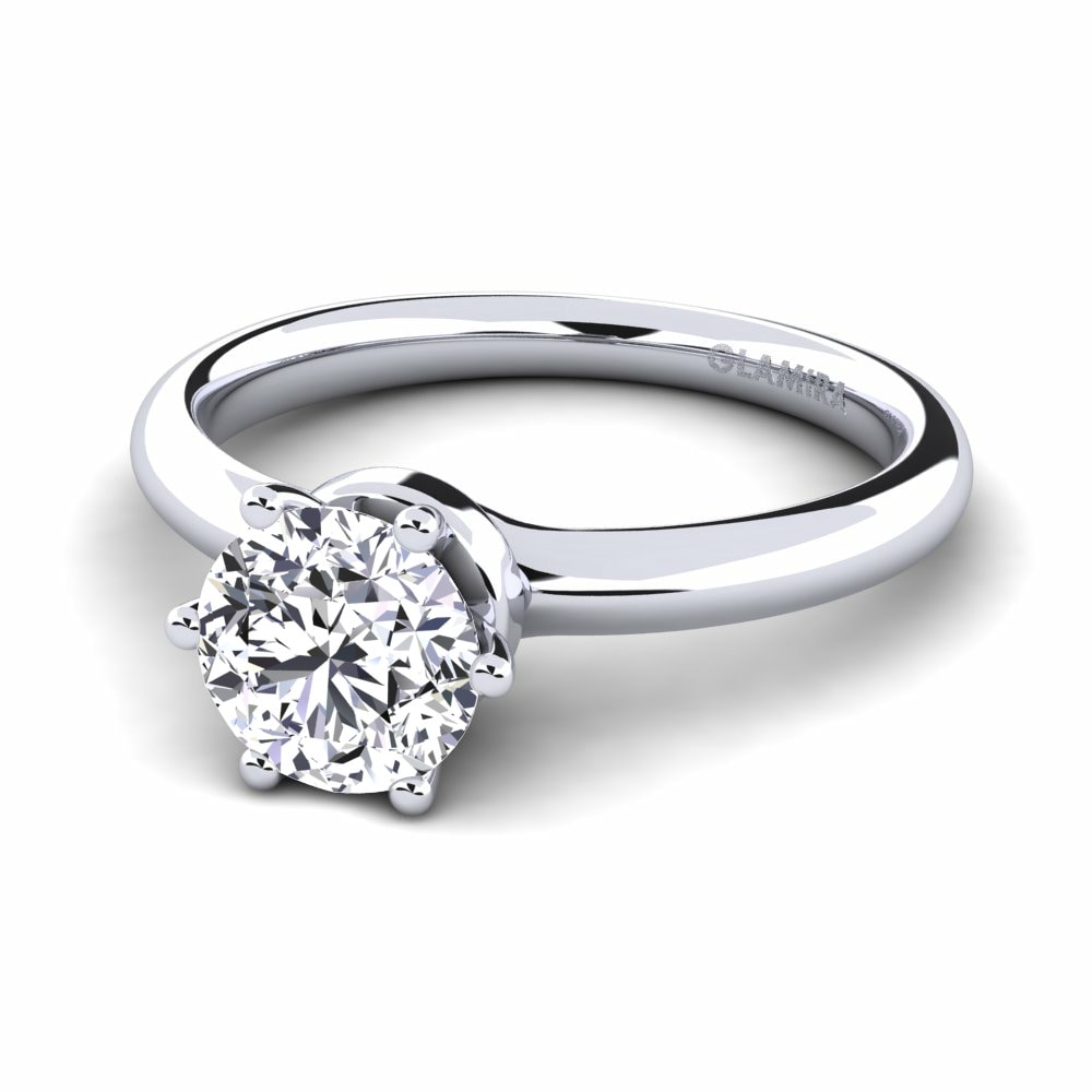 Classic Solitaire Engagement Ring Almira 1.0 crt