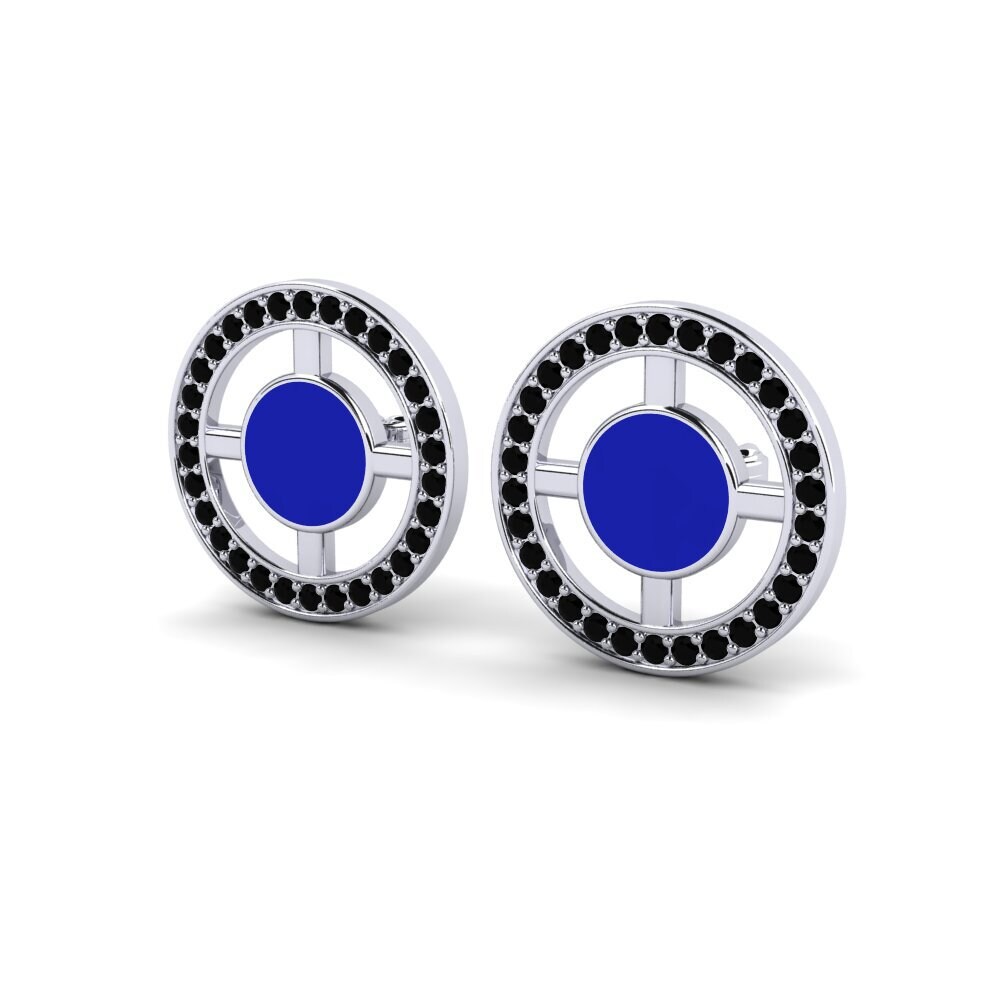 Schwarzer Onyx Damen ohrring Alnaya